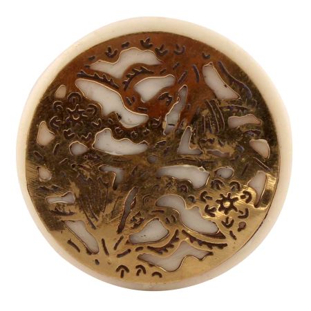 Golden Grate Resin Wine Stopper